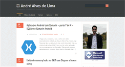 Desktop Screenshot of andrealveslima.com.br