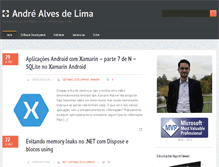 Tablet Screenshot of andrealveslima.com.br